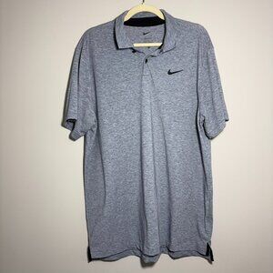 Nike Dri-FIT Tour Men’s Golf Polo – Gray – Size L (Regular Fit)